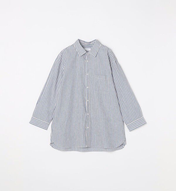 SHIPS any「SHIPS any: コットン/リネン 7分袖 レギュラー シャツ◇◇」|シャツ・ブラウス|
