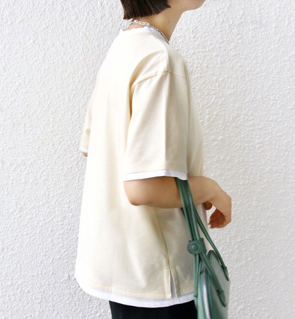 SHIPS for women「〈接触冷感〉レイヤード ライク TEE」|Tシャツ・カットソー|