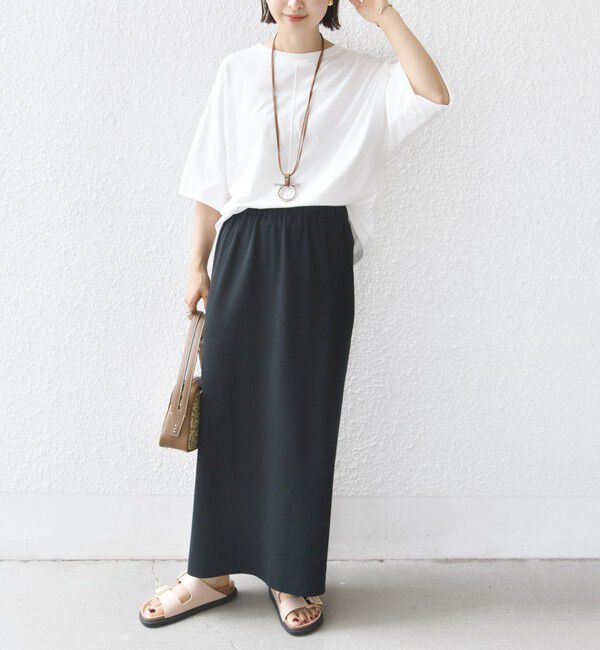 SHIPS for women「裾タック コクーン ショートスリーブ プルオーバー」|Tシャツ・カットソー|