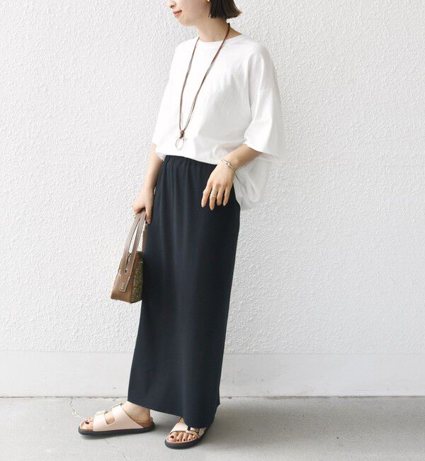 SHIPS for women「裾タック コクーン ショートスリーブ プルオーバー」|Tシャツ・カットソー|