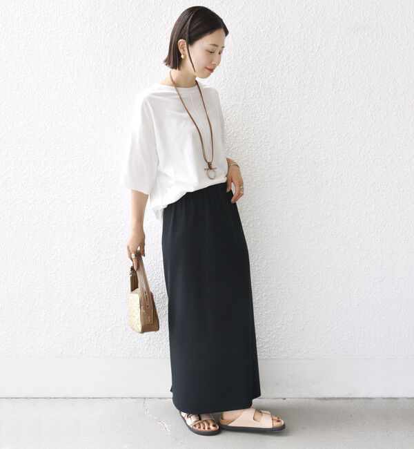 SHIPS for women「裾タック コクーン ショートスリーブ プルオーバー」|Tシャツ・カットソー|