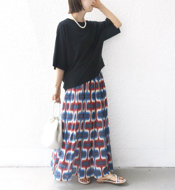 SHIPS for women「裾タック コクーン ショートスリーブ プルオーバー」|Tシャツ・カットソー|