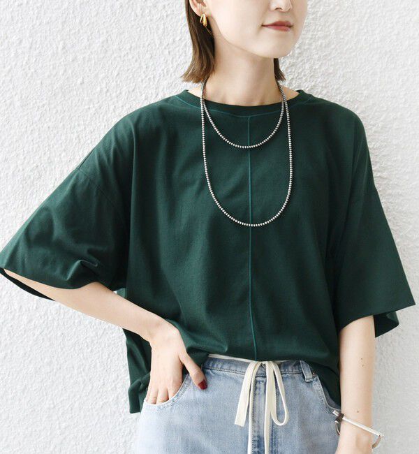 SHIPS for women「裾タック コクーン ショートスリーブ プルオーバー」|Tシャツ・カットソー|