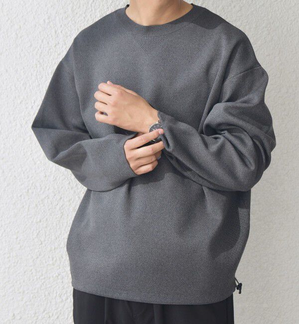 SHIPS any「SHIPS any:〈手洗い可能〉メッシュ スピンドル スウェットライク テック ニット◇」|スウェット・ジャージ|