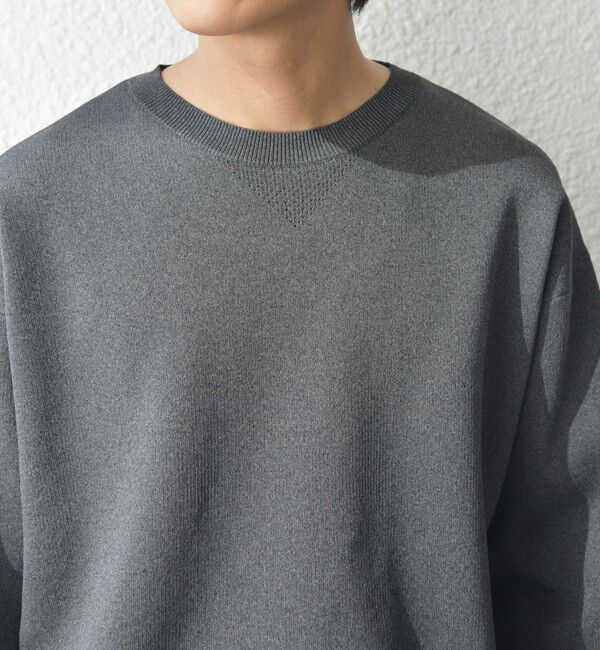 SHIPS any「SHIPS any:〈手洗い可能〉メッシュ スピンドル スウェットライク テック ニット◇」|スウェット・ジャージ|