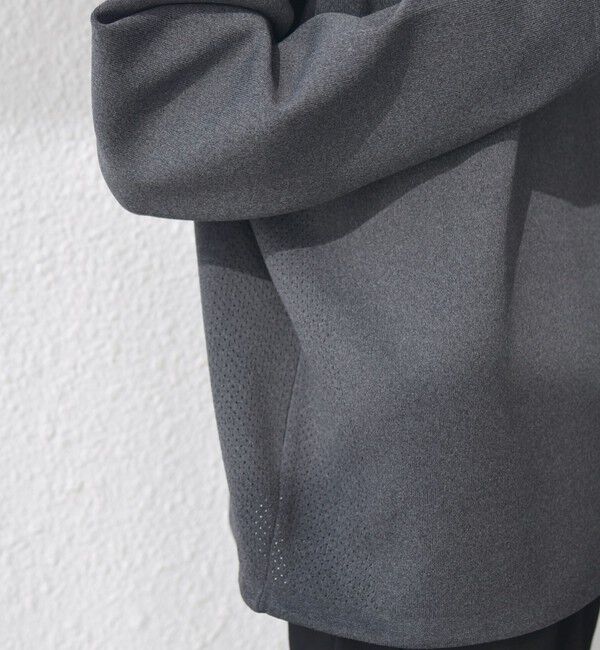 SHIPS any「SHIPS any:〈手洗い可能〉メッシュ スピンドル スウェットライク テック ニット◇」|スウェット・ジャージ|