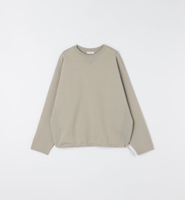 SHIPS any「SHIPS any:〈手洗い可能〉メッシュ スピンドル スウェットライク テック ニット◇」|スウェット・ジャージ|