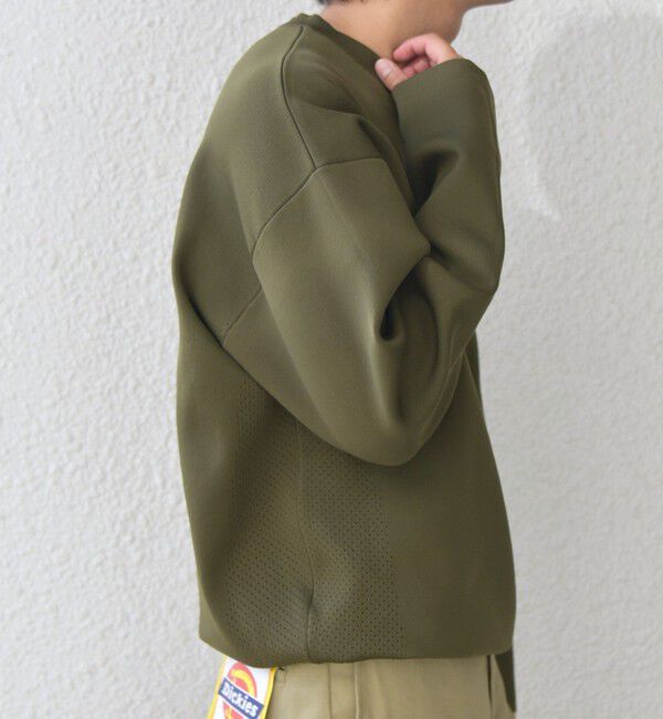 SHIPS any「SHIPS any:〈手洗い可能〉メッシュ スピンドル スウェットライク テック ニット◇」|スウェット・ジャージ|