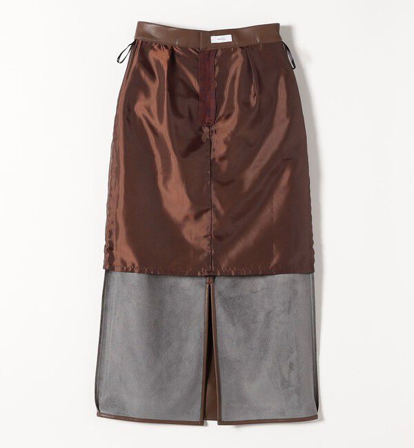 SHIPS any「SHIPS any: クロス ステッチ Iライン スカート」|タイト|