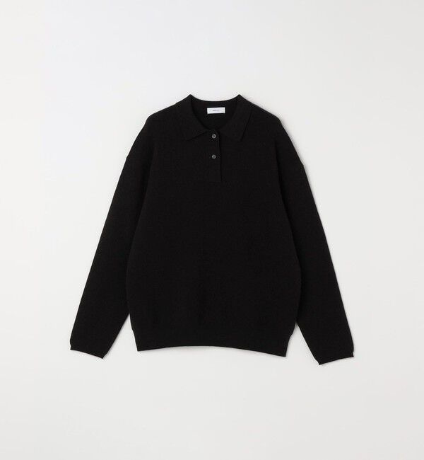 SHIPS any「SHIPS any:〈手洗い可能〉ハイゲージ ミラノリブ ブラッシュド リラックス ニット ポロ◇」|ニット・セーター|