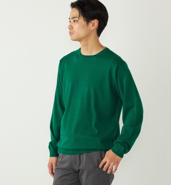 SHIPS Colors 「SHIPS Colors:〈手洗い可能〉アンチピリング 12ゲージ クルーネック ニット」|ニット・セーター|