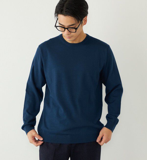 SHIPS Colors 「SHIPS Colors:〈手洗い可能〉アンチピリング 12ゲージ クルーネック ニット」|ニット・セーター|