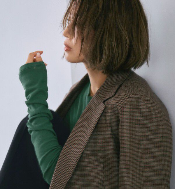 SHIPS for women「s.oyamadaコラボ:〈手洗い可能〉シアー テレコ ロング スリーブ TEE」|Tシャツ・カットソー|