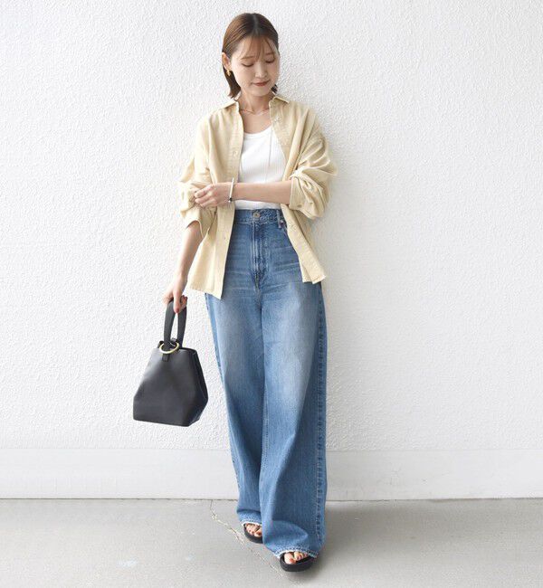 SHIPS for women「【WEB限定】〈洗濯機可能〉コーデュロイ ギャザー シャツ 羽織」|シャツ・ブラウス|