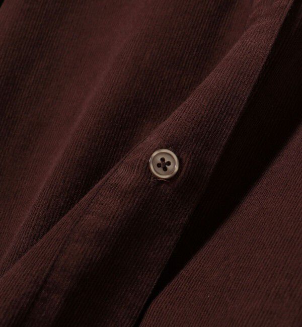 SHIPS for women「【WEB限定】〈洗濯機可能〉コーデュロイ ギャザー シャツ 羽織」|シャツ・ブラウス|