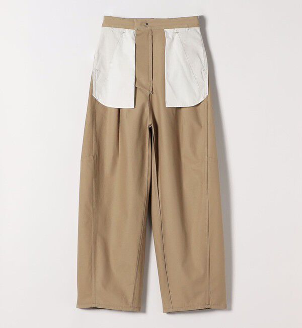 quaranciel「quaranciel:〈洗濯機可能〉コクーン ワイド チノ パンツ」|チノ|