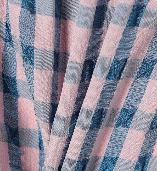 SHIPS any「SHIPS any:〈洗濯機可能〉ギンガムチェック サッカー タイト スカート」|スカート|