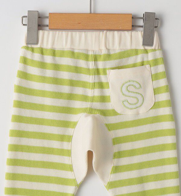 SHIPS KIDS「SHIPS KIDS:80～90cm / ベビー ボーダー パンツ」|その他ベビーウェア|