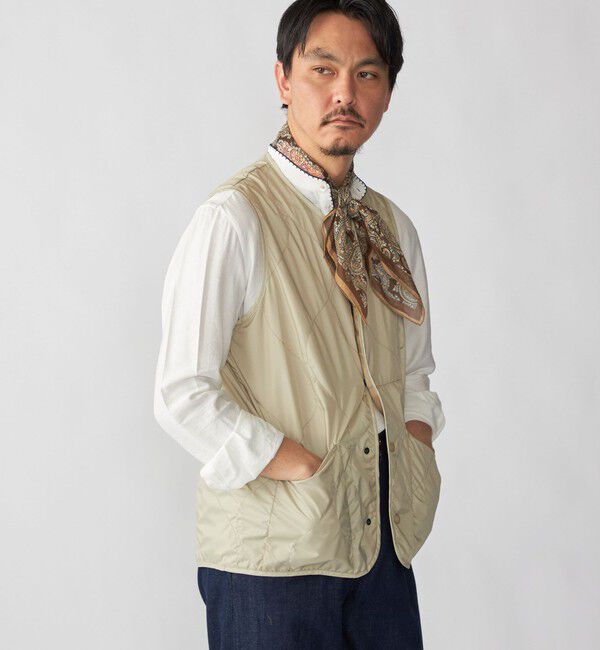 SHIPS「LAVENHAM: UNWADDED THORNHAM」|ダウンベスト・ベスト|