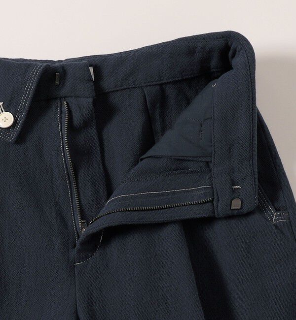 SHIPS any「SHIPS any:〈洗濯機可能〉カルゼ ターンバック ハイウエスト テーパード パンツ」|その他|