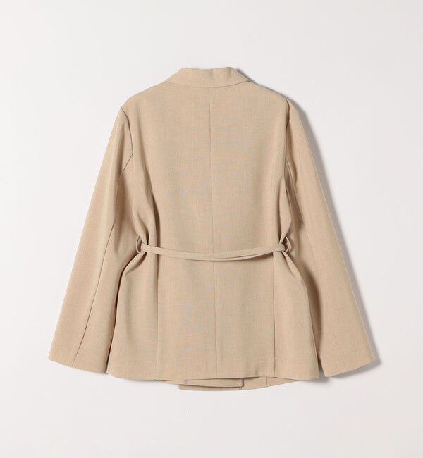 quaranciel「quaranciel:〈手洗い可能〉リングベルト ライト テーラード ジャケット」|テーラードジャケット|