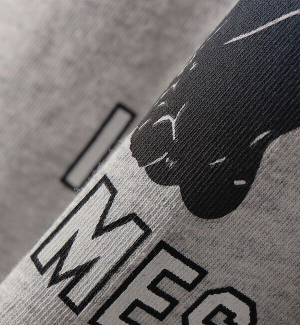 SHIPS any「【SHIPS any別注】Collegiate Pacific:〈洗濯機可能〉V ガゼット プリント & 刺繍 Tシャツ」|Tシャツ・カットソー|