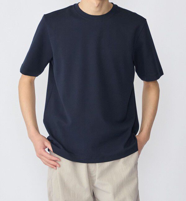 SHIPS「SHIPS: TECHNORAMA(R) ミラノ リブ Tシャツ」|Tシャツ・カットソー|ネイビー
