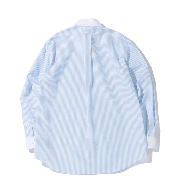 SHIPS「Southwick: コットン ボールド ストライプ ラウンド カラー シャツ」|シャツ・ブラウス|