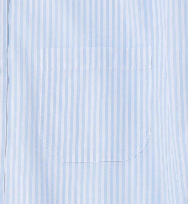 SHIPS「Southwick: コットン ボールド ストライプ ラウンド カラー シャツ」|シャツ・ブラウス|