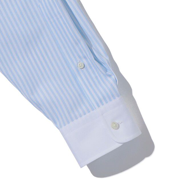 SHIPS「Southwick: コットン ボールド ストライプ ラウンド カラー シャツ」|シャツ・ブラウス|