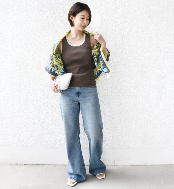 SHIPS for women「〈手洗い可能〉レース トリミング 2WAY タンクトップ」|タンクトップ|