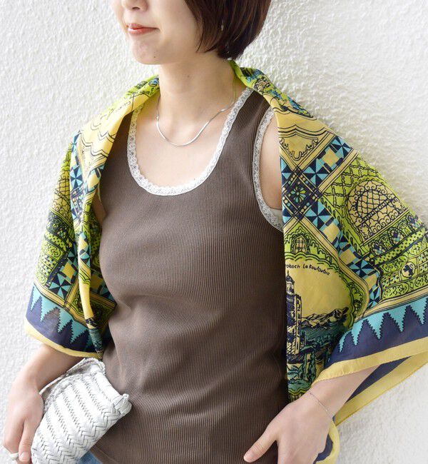 SHIPS for women「〈手洗い可能〉レース トリミング 2WAY タンクトップ」|タンクトップ|