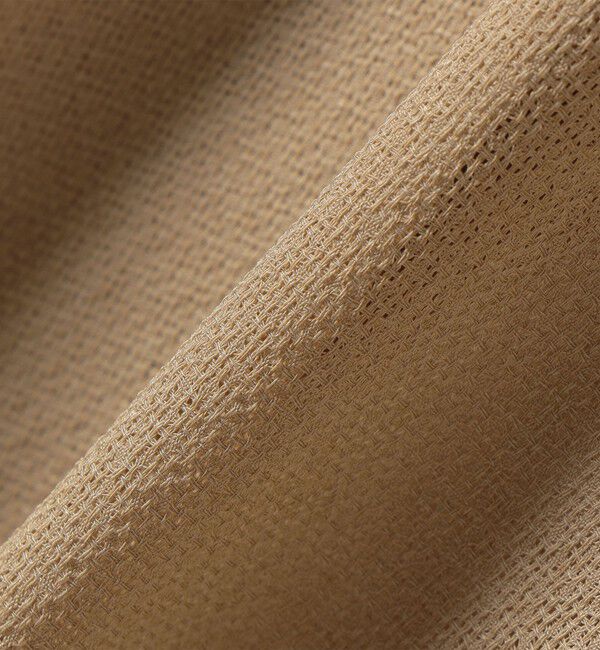 SHIPS Colors 「SHIPS Colors:〈手洗い可能〉メッシュ 羽織り ラッフル シャツ」|シャツ・ブラウス|