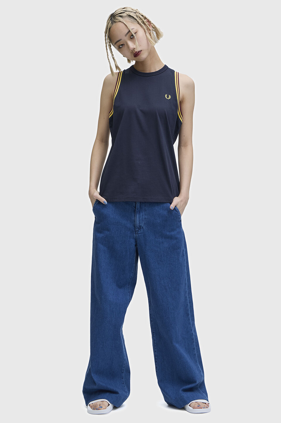 FRED PERRY 「Tipped Tank」|タンクトップ|