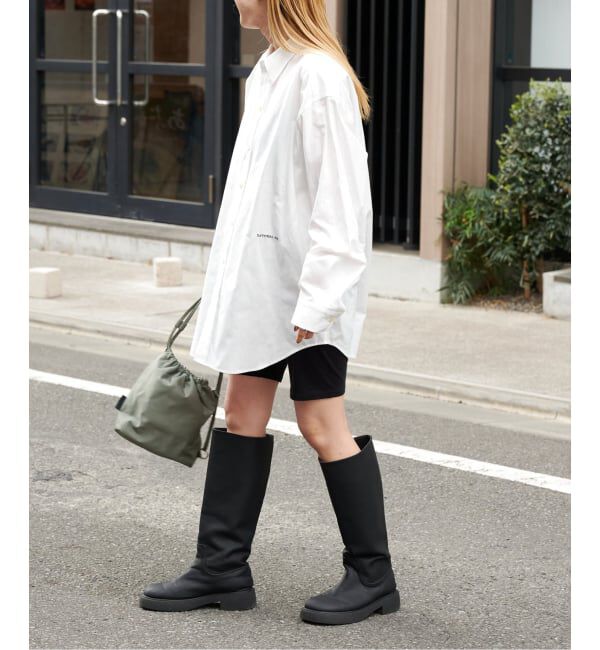 OUTDOOR PRODUCTS Usual Things「RATIONAL GIRLロゴ刺繍オックスフォードシャツ」|シャツ・ブラウス|