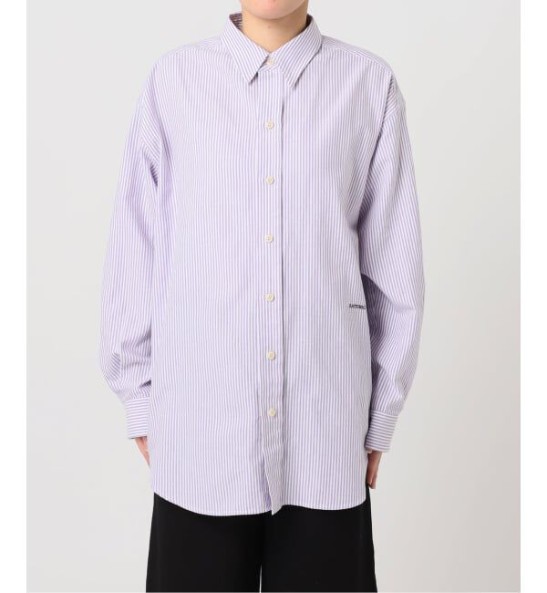 OUTDOOR PRODUCTS Usual Things「RATIONAL GIRLロゴ刺繍オックスフォードシャツ」|シャツ・ブラウス|