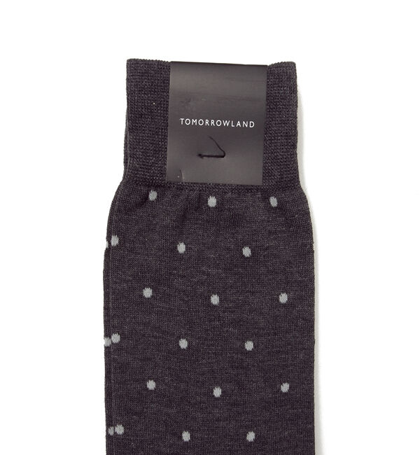 TOMORROWLAND GOODS「TOMORROWLAND コットンナイロン ドットソックス」|ソックス|