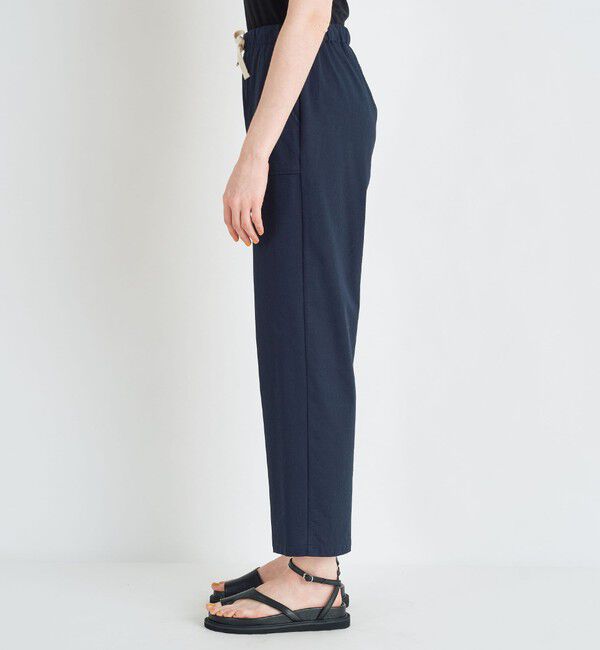 MACPHEE「コットンリネンストライプ イージーストレートパンツ」|その他|