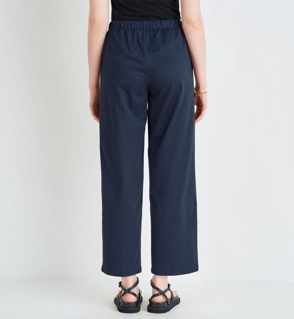 MACPHEE「コットンリネンストライプ イージーストレートパンツ」|その他|