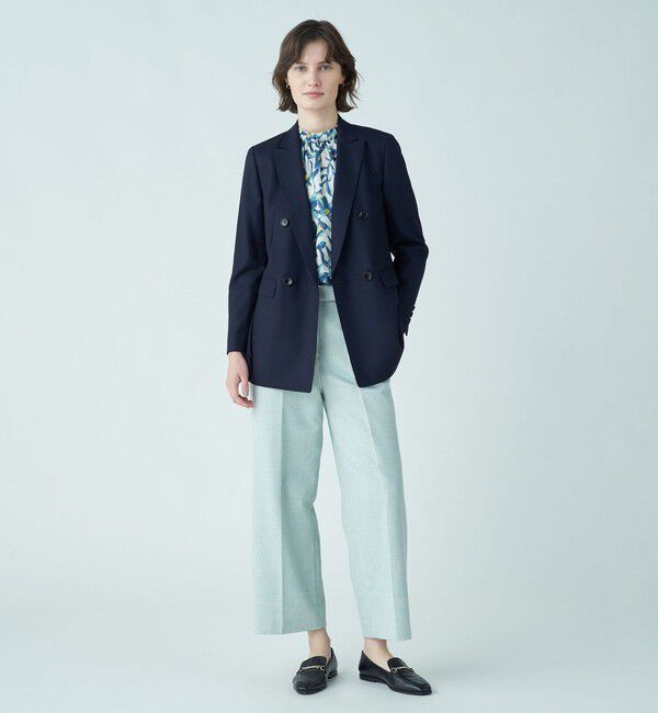 TOMORROWLAND collection「2-wayストレッチオックス ダブルブレストジャケット」|テーラードジャケット|