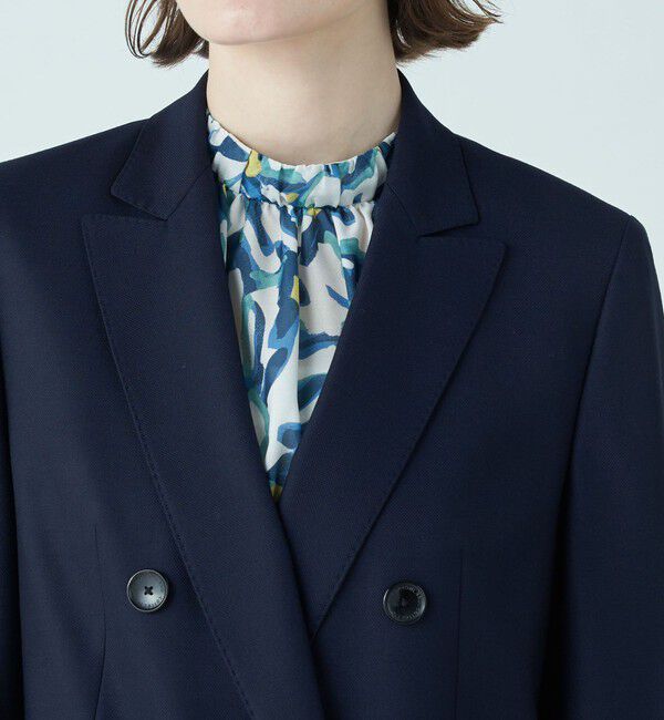 TOMORROWLAND collection「2-wayストレッチオックス ダブルブレストジャケット」|テーラードジャケット|