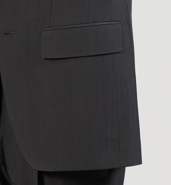 TOMORROWLAND MENS「ウールコットン シングルブレステッド3Bスーツ」|スーツ|