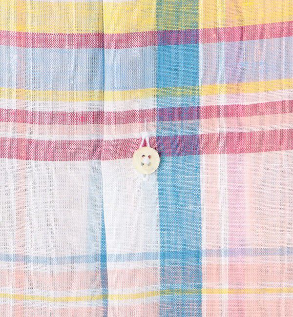 TOMORROWLAND BUYING WEAR「【別注】INDIVIZUALIZED SHIRTS リネン キャンプカラーシャツ」|シャツ・ブラウス|