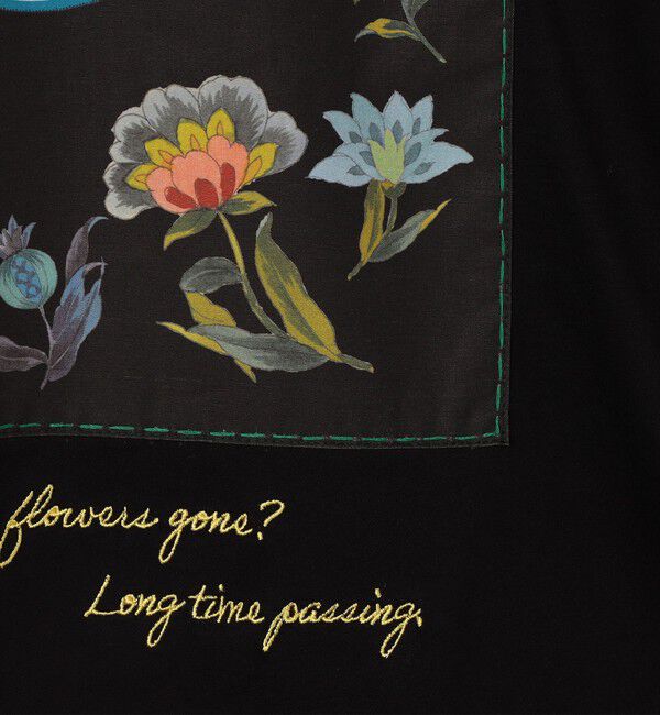 CABaN「CABaN スビンコットン フラワーサークルプリントＴシャツ」|Tシャツ・カットソー|