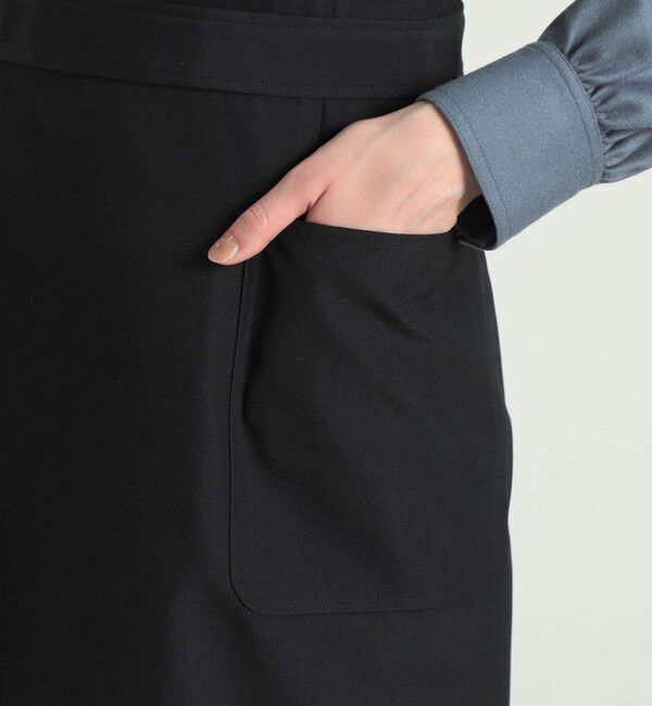 BACCA「ポリエステルウール ロングベスト」|シャツ・ブラウス|