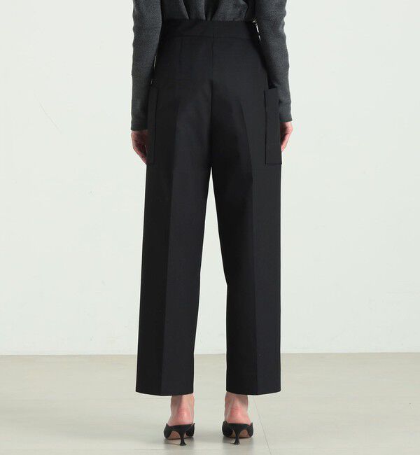 BACCA「ポリエステルウール ワイドカーゴパンツ」|その他|