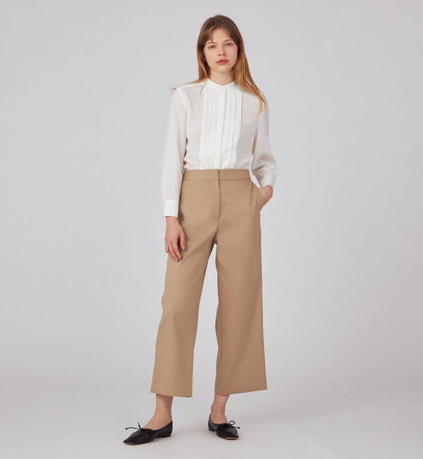 Ballsey「ポリエステルレーヨンストレッチ セミワイドパンツ」|その他|