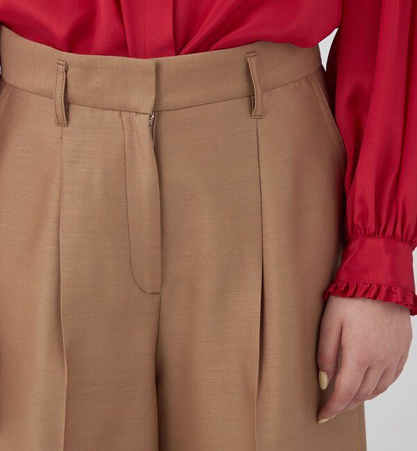 Ballsey「Diana 1タックワイドパンツ」|スラックス|