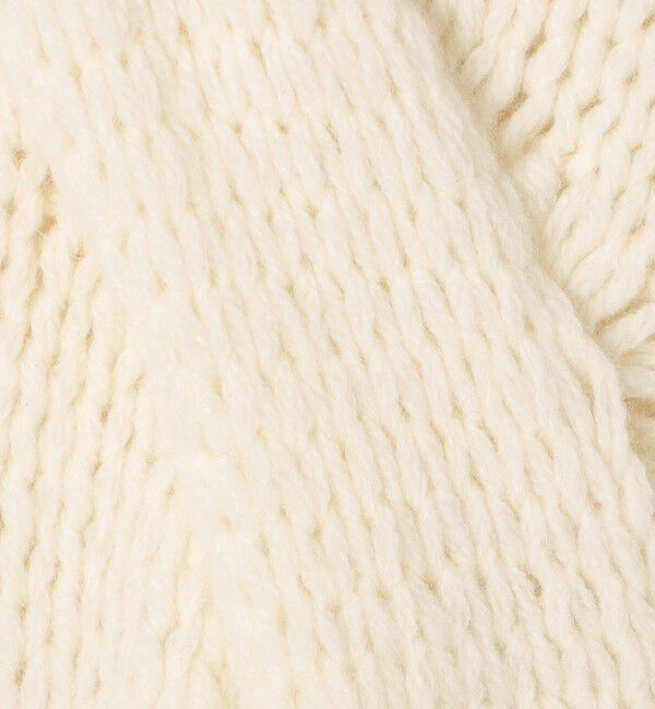 GALERIE VIE「ビッグケーブル クルーネックベスト」|ベスト・ジレ|