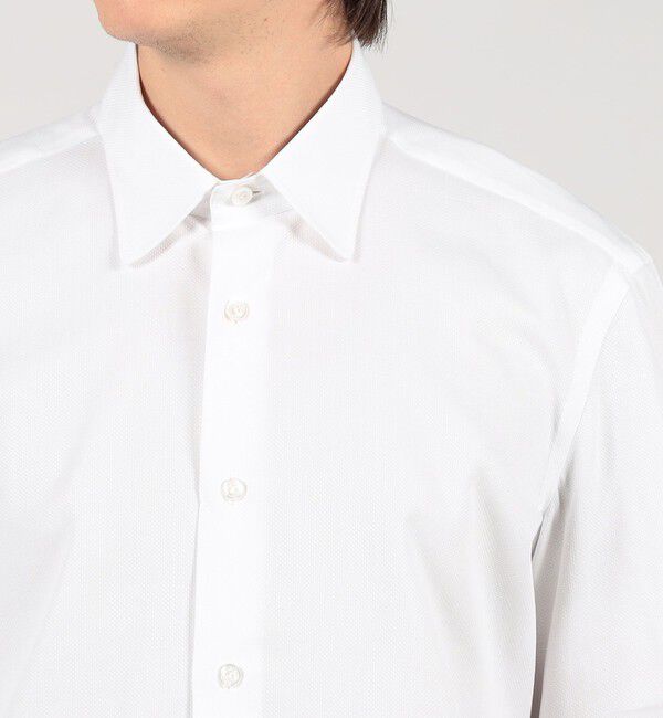 TOMORROWLAND MENS「TOMORROWLAND PILGRIM コットンピケ レギュラーカラーシャツ」|シャツ・ブラウス|